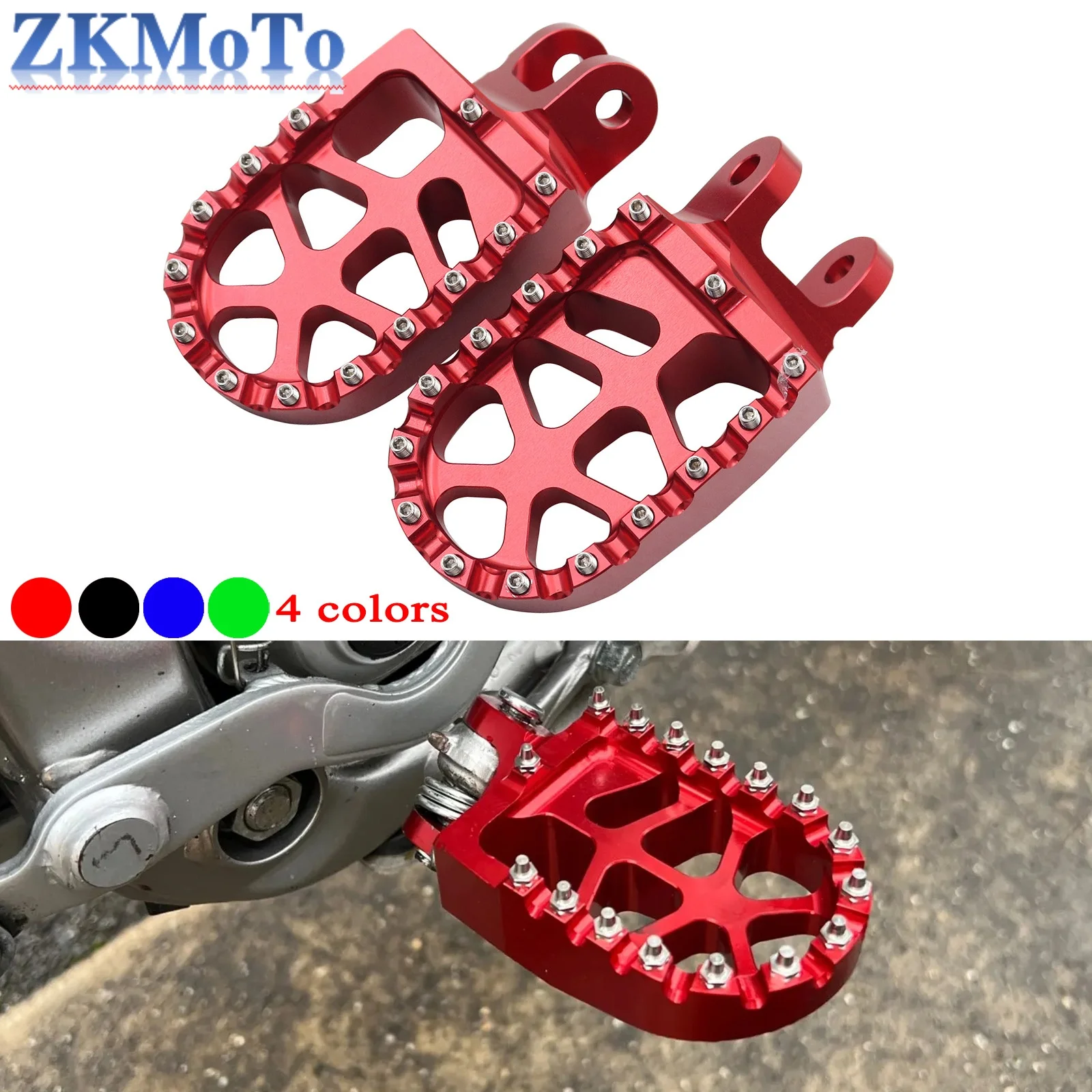 

Motorcycle CNC Foot Pegs Footpeg Pedals FootRest For HONDA XR250R XR400R XR600R XR650L XR650R CRF230L CRF1000L CR80R CR85R Parts