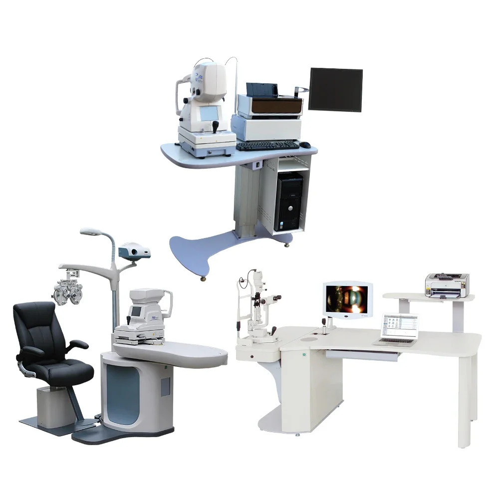 Newly design Automatic optical equipments refraction unit with emergency brake lever for ophthalmology medical used