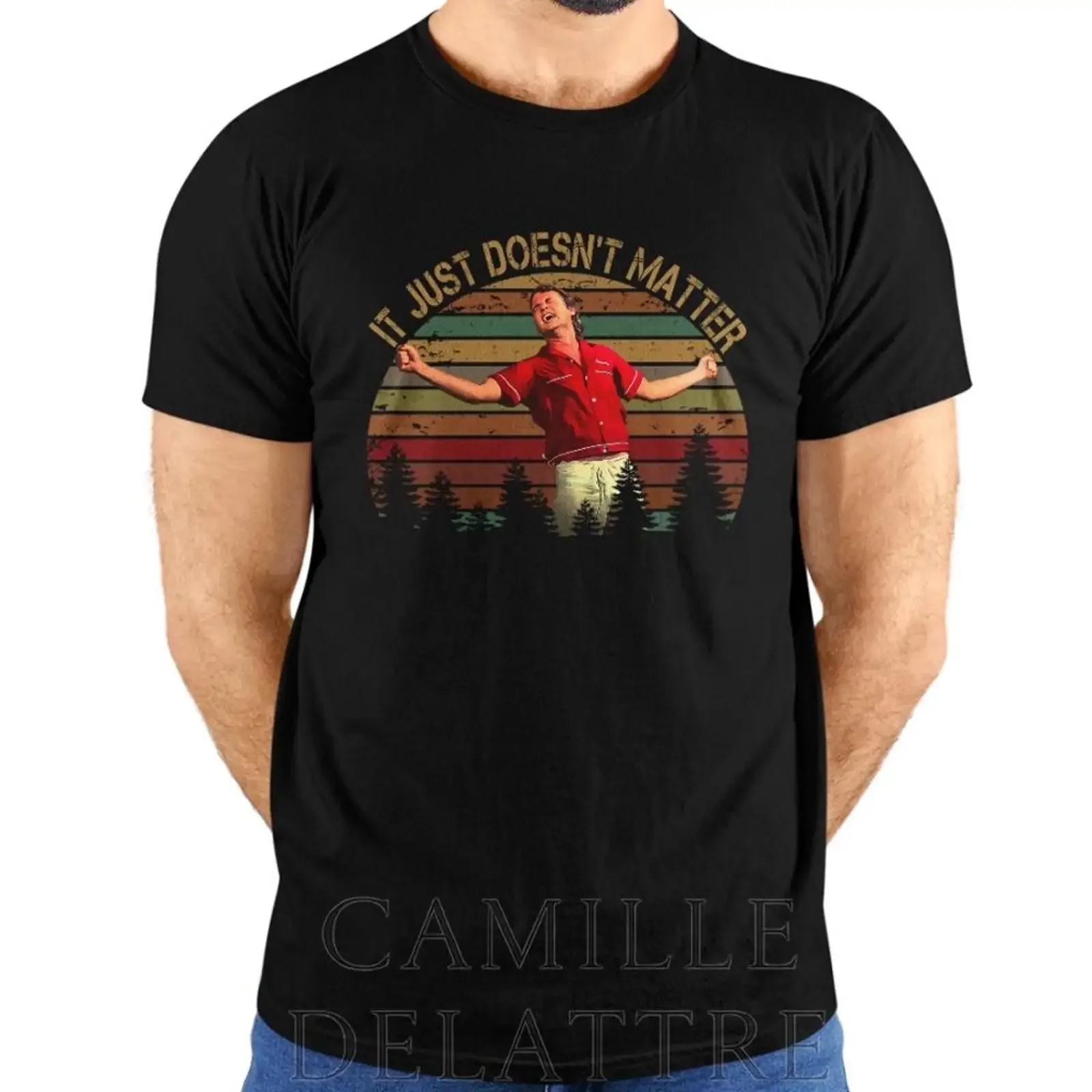 Meatballs It Just Doesn't Matter T Shirt vintage Washed Unisex Comfortable Casual Top For Everyday Wear homme graphic Slightly