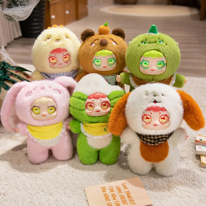 

15cm/5.91in Animal Series Vinyl Doll Plush Toy Backpack Pendant Stuffed Plush Toy Cartoon Anime Birthda Gift For Kids,Friend