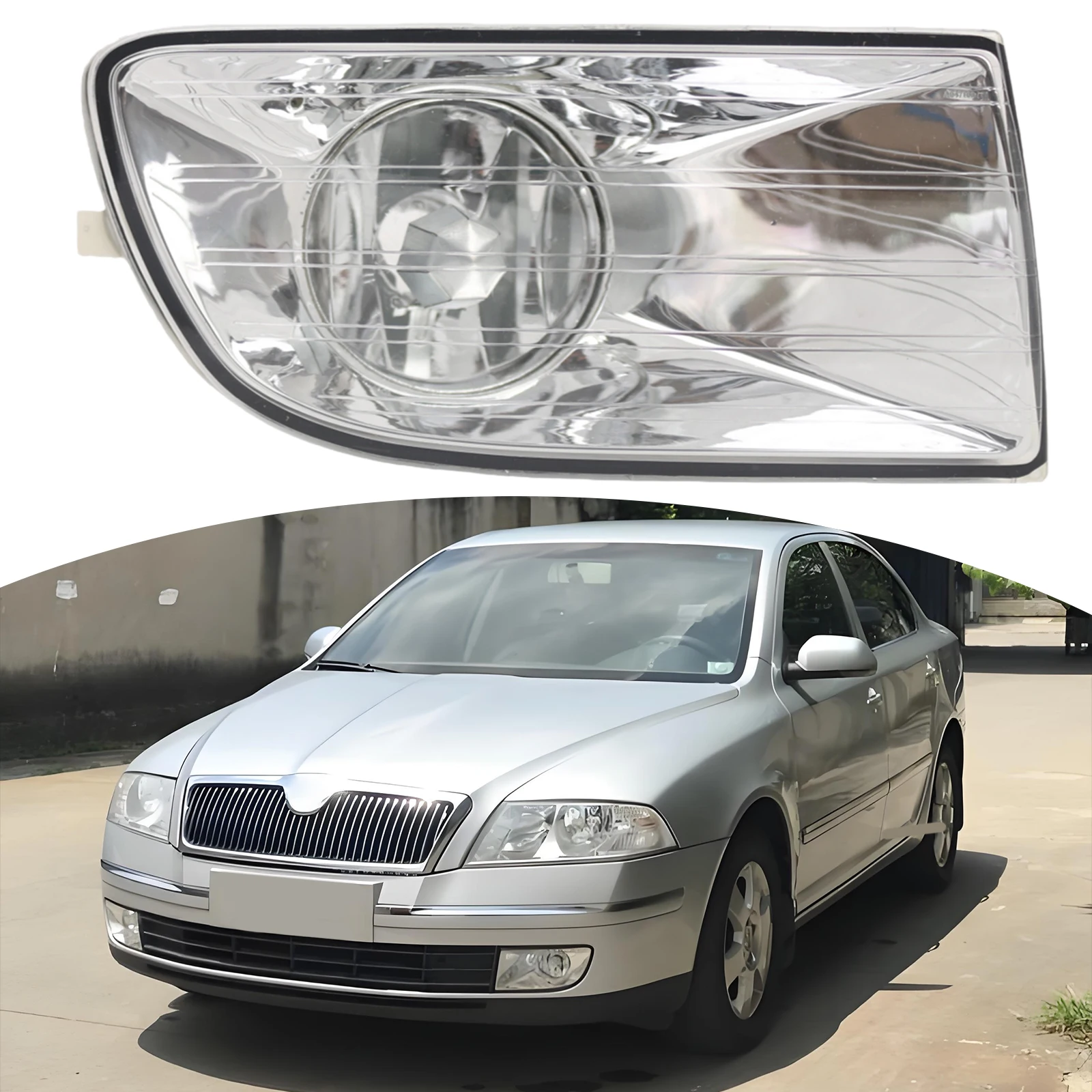 

Корпус противотуманной фары переднего бампера (без лампы) для Skoda Octavia A5 MK2 04-08, аксессуар для автомобиля, фара для вождения в тумане