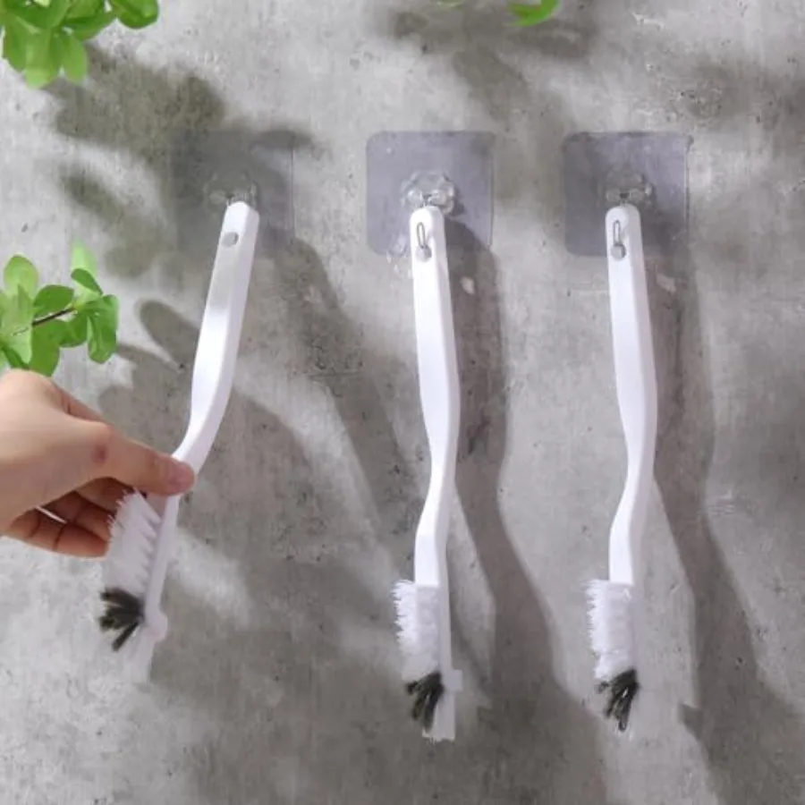 3 قطع فرشاة الأطباق الزاوية اليمنى فرشاة تنظيف المطبخ زجاجة فرشاة الحمام بالوعة المنزلية وعاء عموم حافة زوايا خطوط البلاط Cleani #5