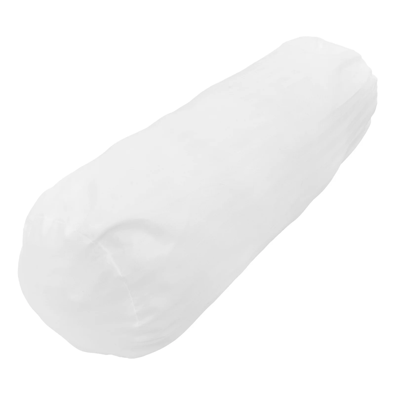 

Bolster Pillow Case 26.7 Inch Cylindrical Cover White Soft Neck Pillow Case Removable for Sofa Couch Bed Support Decorative
