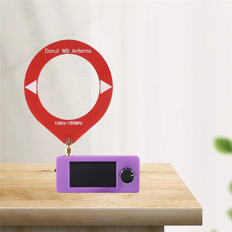 B04C-SI4732 1,9 inch IPS-scherm Mini-zakradio AM / FM / AM-scherm LSB USB-ingang 180Mhz Antenne SW MW / VHF-ontvanger