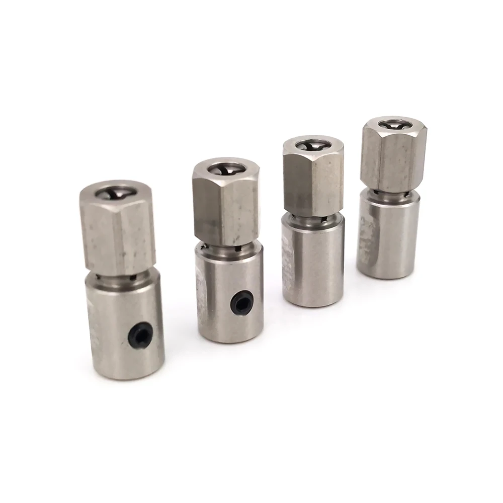 1 Piece Stainless Steel RC Boat Coupling Collet 4mm to 2mm/1.5mm Precision Adapter for MONO Hydroplane & Speed Boat