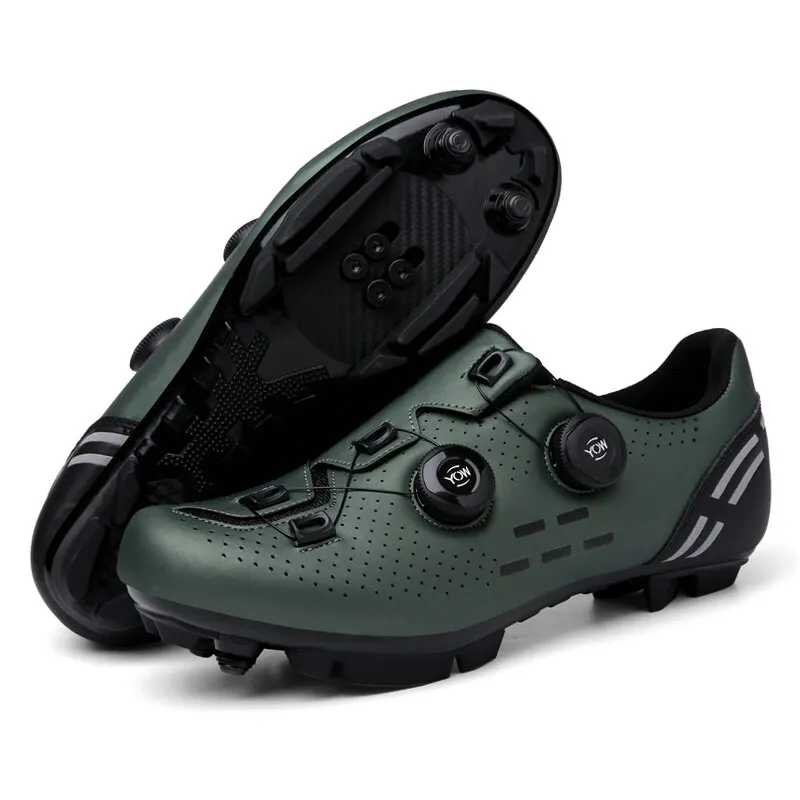 Cycling Sneaker MTB Men Sports Dirt Bike Shoes SPD Pedal Mountain Bicycle Footwear Speed Racing Man Flat Off Road Cycling Shoes