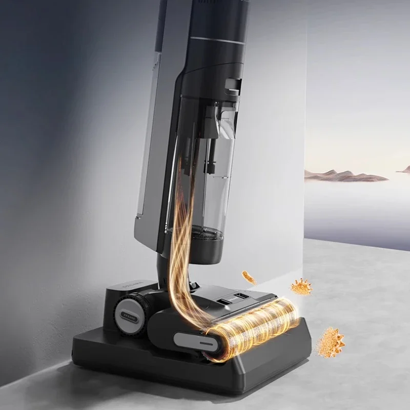 Chaimi Floor Scrubber 0 Lint Suction Mopping, Sterilization, Hot Washing, Quick Drying, Household All-in-one H20 Spinner