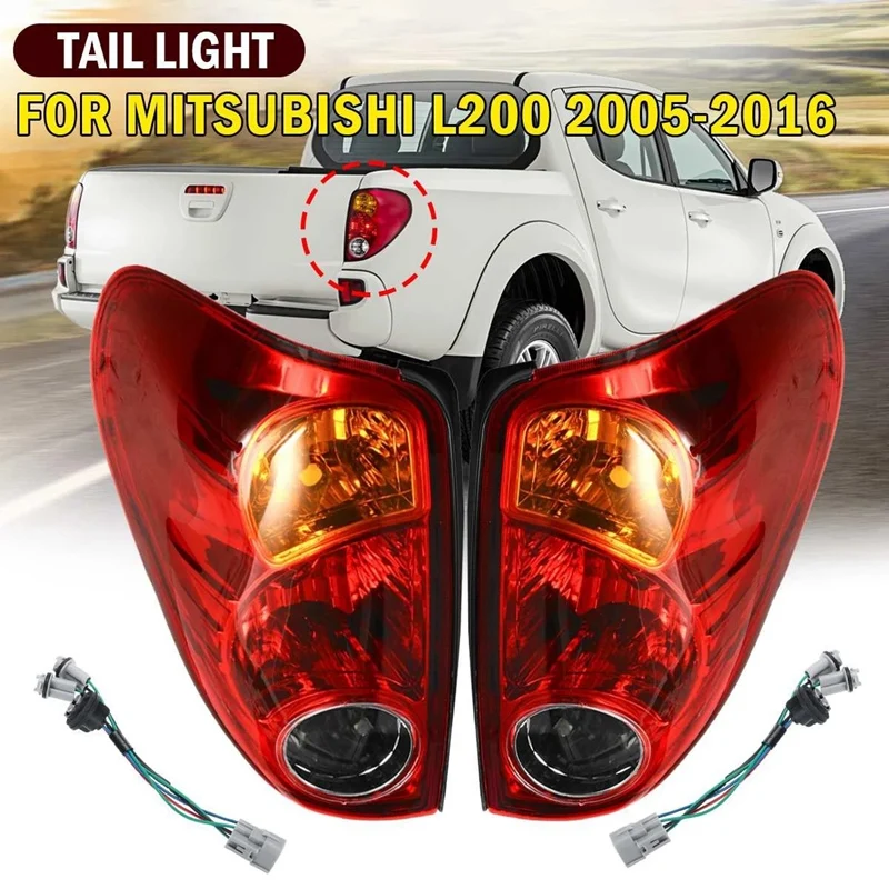 

Tail Light For Mitsubishi L200 Triton Colt 2005-2016 Tail Lights Rear Lamp Shell Reversing Brake Lamp Lampshade Housing