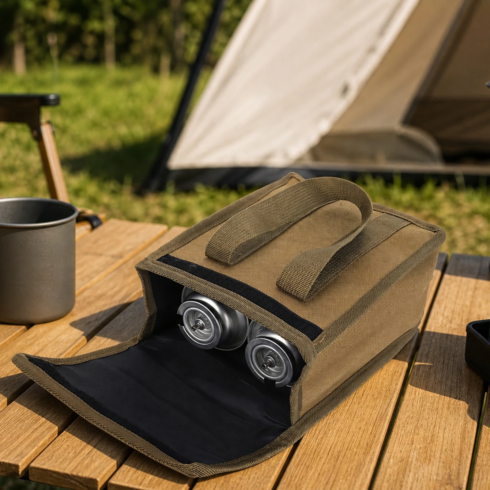 Oxford Cloth Gas Cylinder Stor - Camping Cooking Container review and price