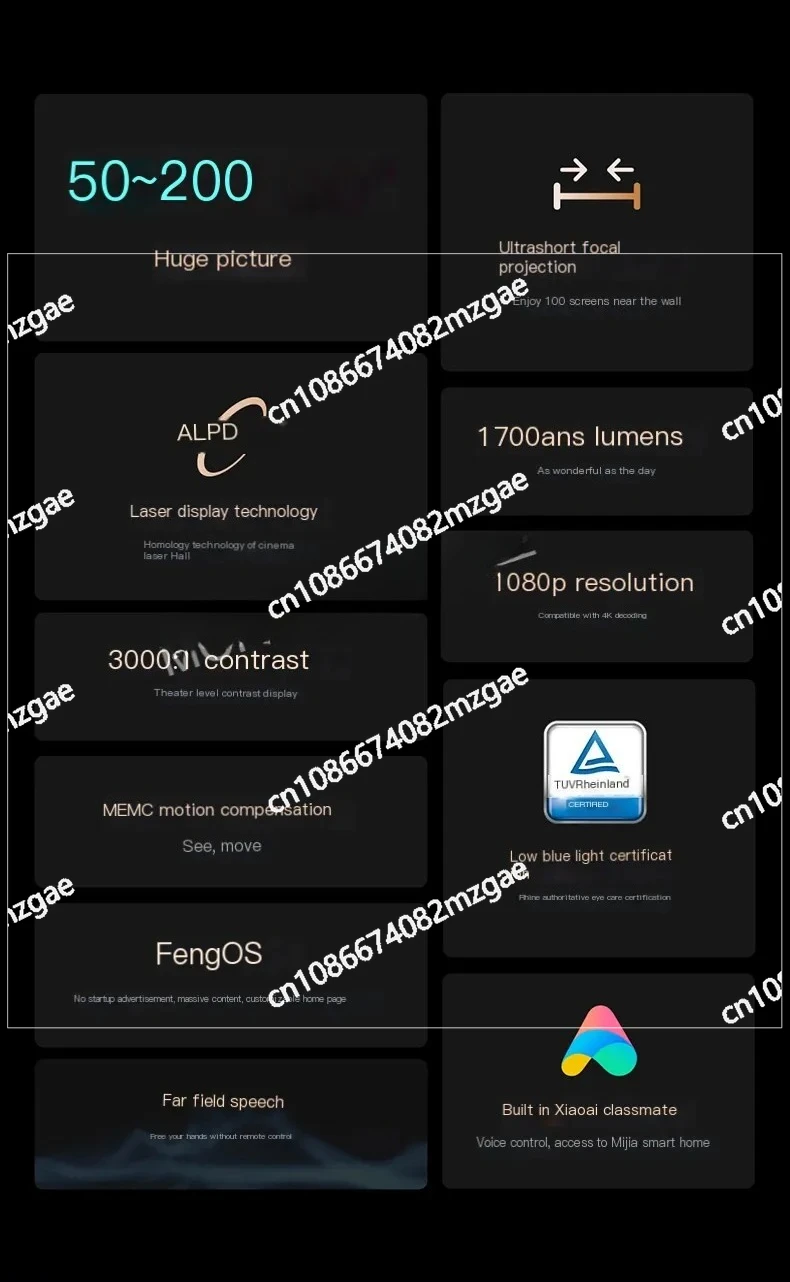 Formovie  U5000 Laser Projector 1700ANSI Lumen Full HD MEMC HDR10 Home Theater Ultra Short Throw Projection TV Beamer view 3
