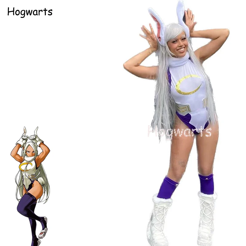 

Костюм для косплея «Герой кролика» Mirko, аниме Bnha Rumi Usagiyama Miruko, ролевая вечеринка, косплей для женщин