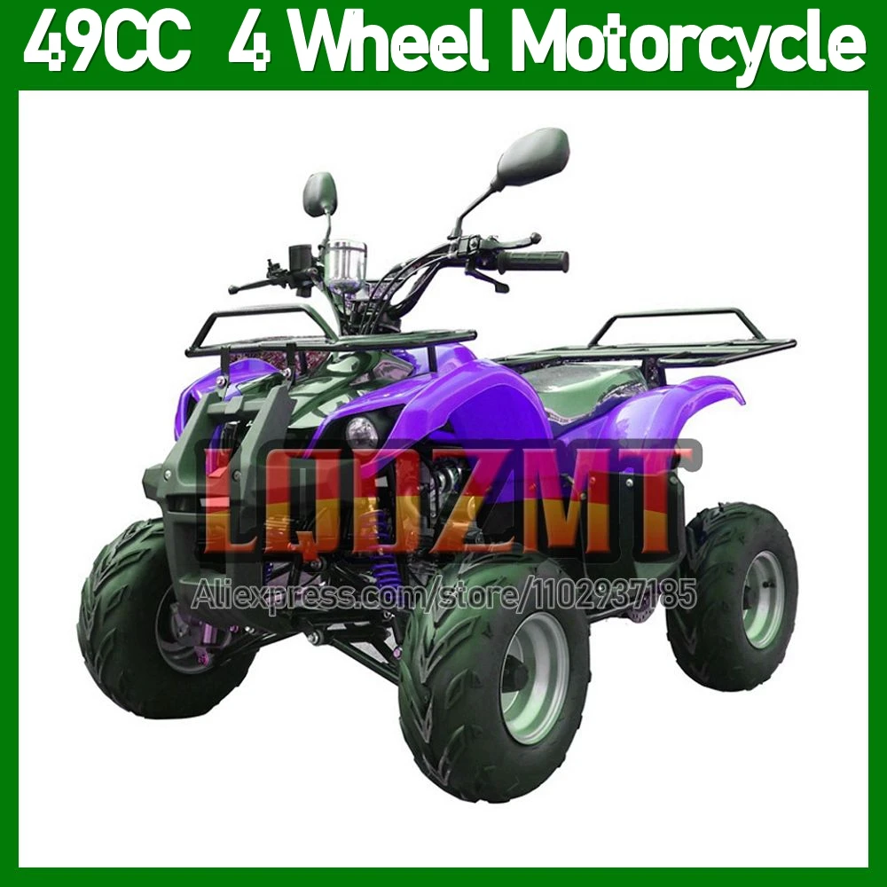 ATV Four Wheel Motorcycle 49 50 CC 2Stroke MOTO Minitype Microcode Force Power ATVS OFF-road Gasoline Racing Motorbike For Child