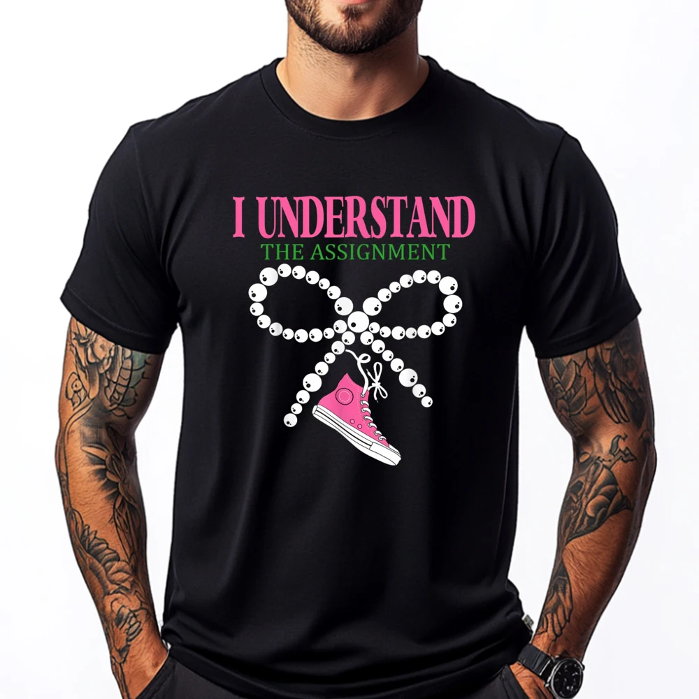 

I Understand The Assignment Chucks And Pearls Election Oversized T Shirt New In Tops And T-Shirts Tshirts Print