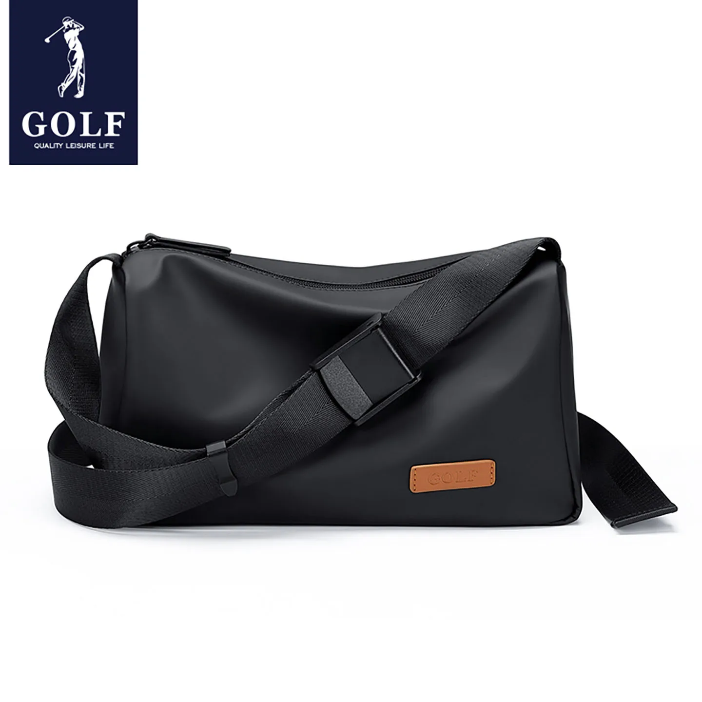 GOLF Men's Waterproof Shoulder Bag Oxford Cloth Casual Sling Bag Fashionable Messenger Bag Lightweight Commuting Shoulder Bag
