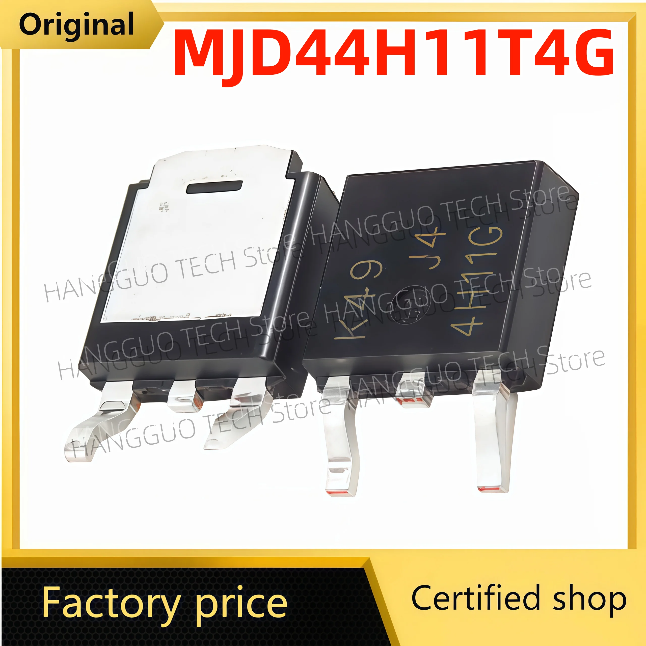 10 pièces/lot Original MJD44H11T4G J44H11G 4H11G TO-252 pour Audi J794 hôte puce vulnérable