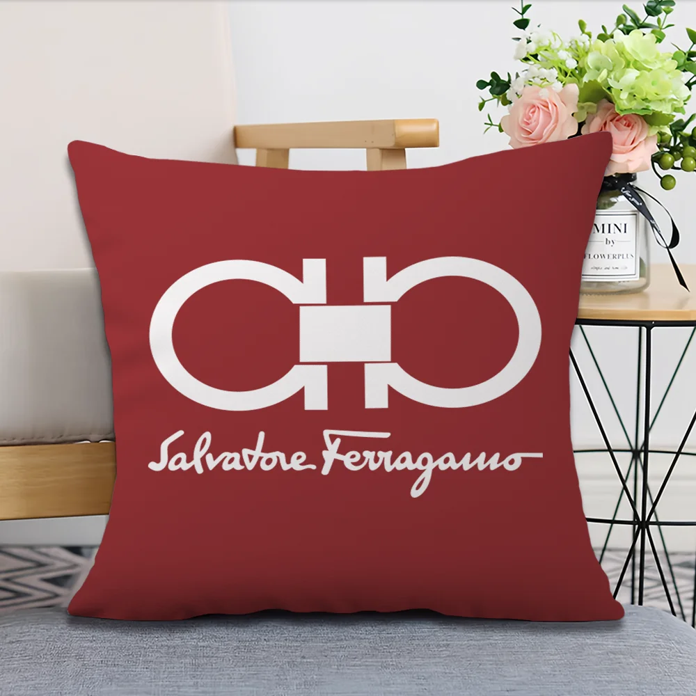 Fashion S-Salvatore Ferragamo Pillow Case living Room Home Sofa Office Shop Cover Printing Comfort Decoration Nordic Simplicity