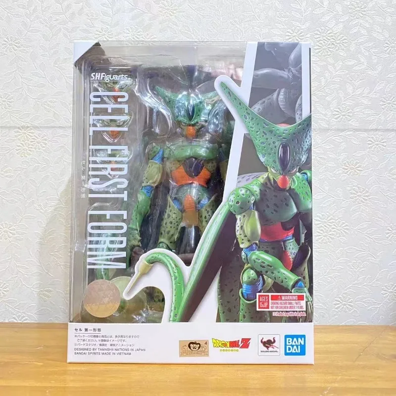

Bandai Genuine SHF Super Dragon Ball Z Cell Silu First Form Cell Movable Figure Collection Gift