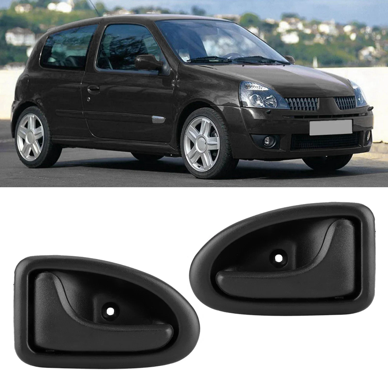 

Car Interior Door Handle Cover Trim Bowl for CLIO II 1998-05 for SCENIC I 1999-03 for MEGANE I 1995-02 for TRAFIC 2001-07