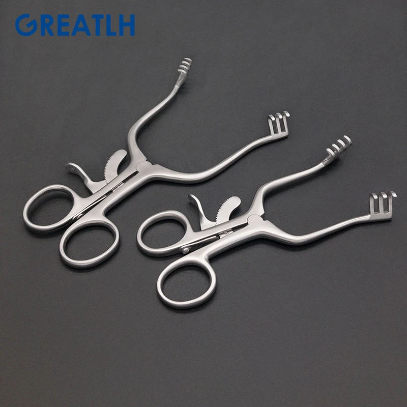 Stainless Steel Medical Retractor Orthopedic Spreader Self-retaining Retractor 14/16/18cm Veterinary Orthopedic Surgery Tools