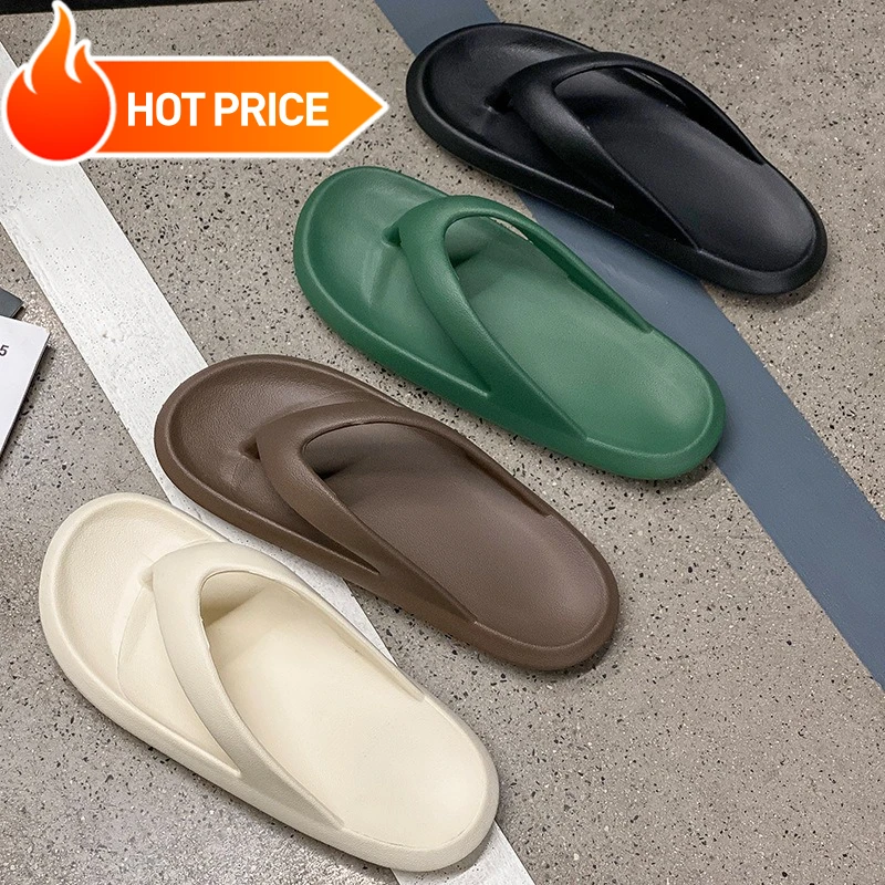 

2026 Men's Classy Flip-Flops, Women's Summer Flip-Flops for Beach Couples, New Thick-Soled Outer Wear Sandals,