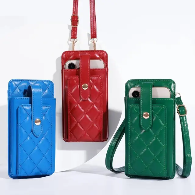 Modna jedno ramię Crossbody torebka na telefon Mini wszechstronna torba z wieloma kartami torba na karty