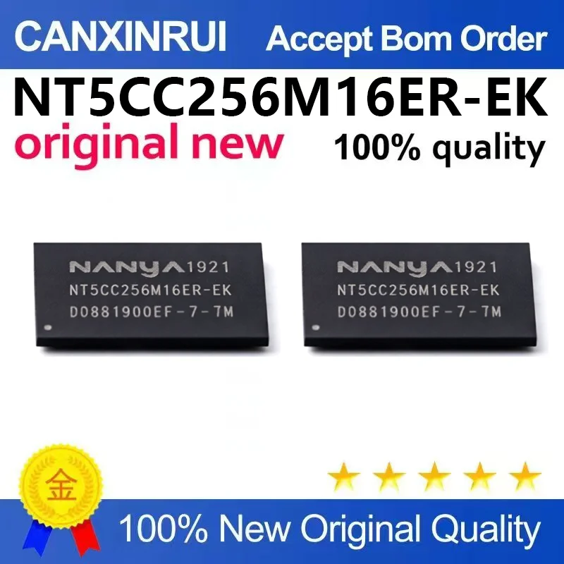 (5pcs-100pcs)New original NT5CC256M16ER-EK operating chip DDR3 memory granule capacity 512M