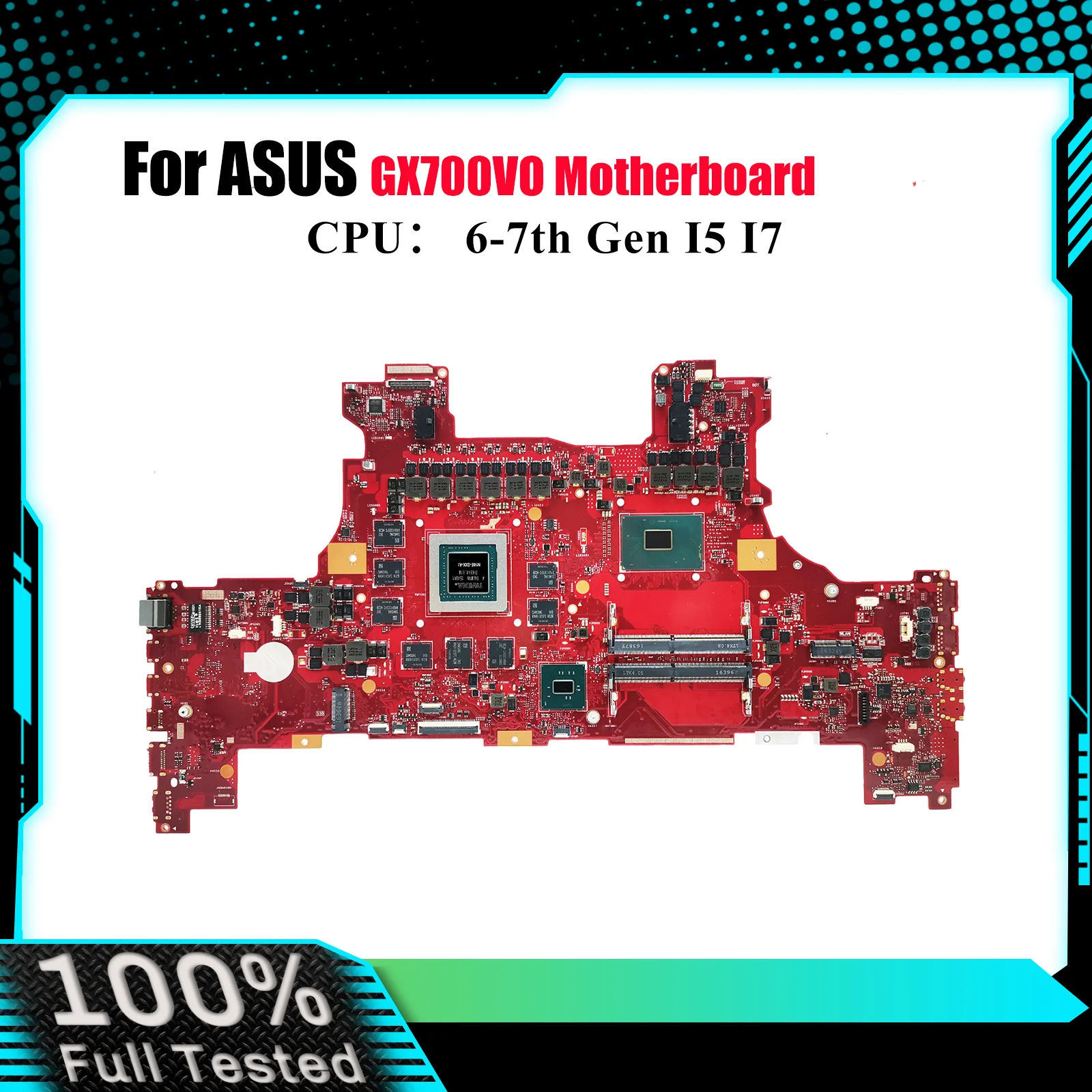 

Материнская плата для ноутбука GX700VO для ASUS ROG GX700VO GX700V, материнская плата для ноутбука с процессором I5 I7, 100% тестирование, ОК, быстрая доставка