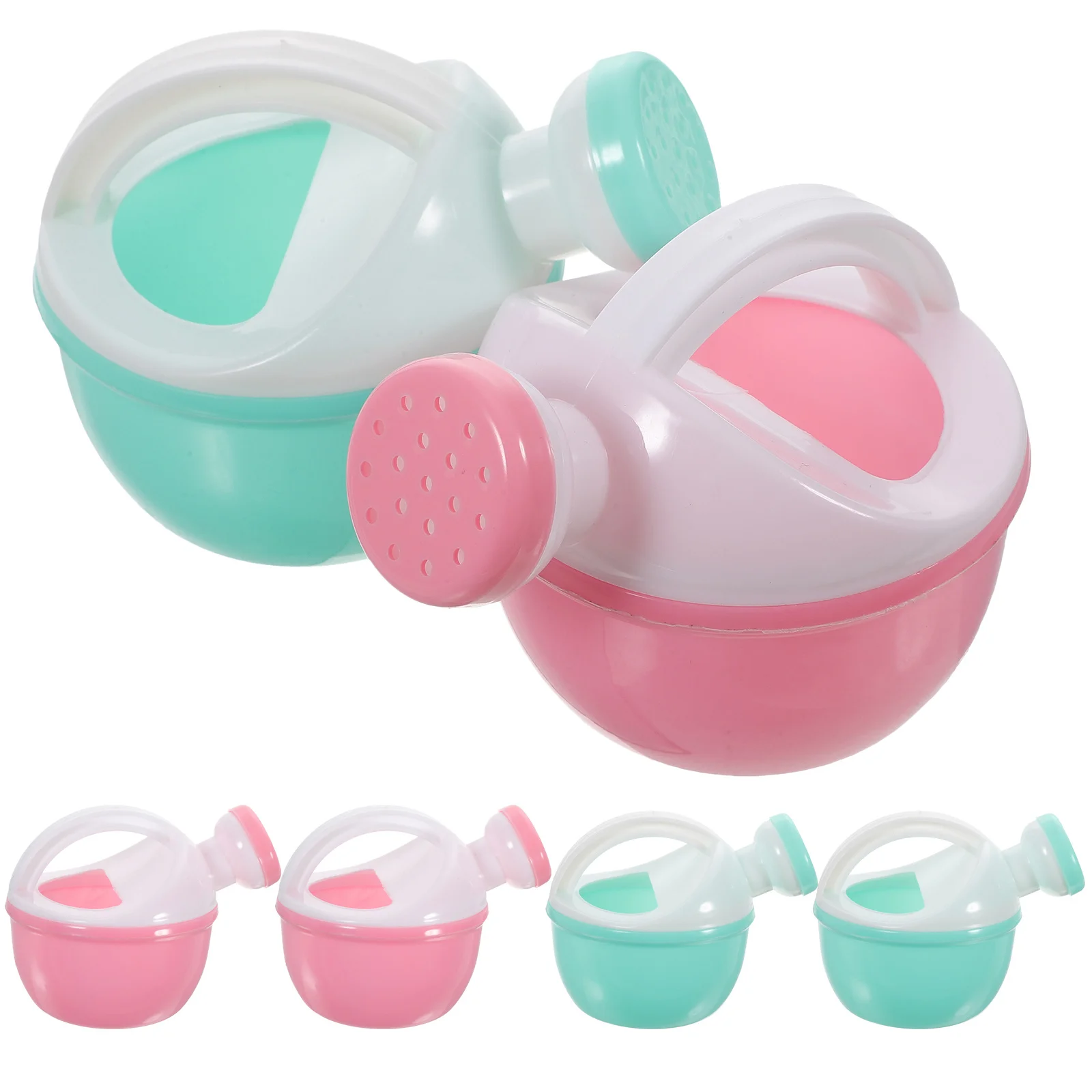 6個入り 子供用じょうろ プラスチック製 小型 ガーデンバス ビーチ 植物ケアセット 子供用 屋外遊び 水遊びプール用