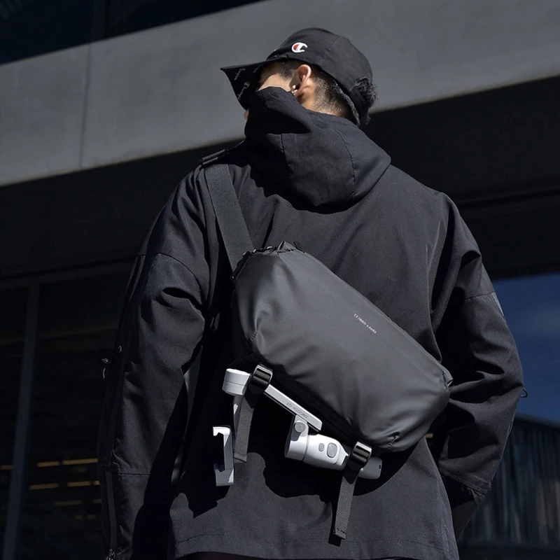 

Tactical Utility Chest Bag Men‘s Motorcycle Sling Bag Multi-Pocket EDC Crossbody Bag for Work, Commute & Outdoor Adventures