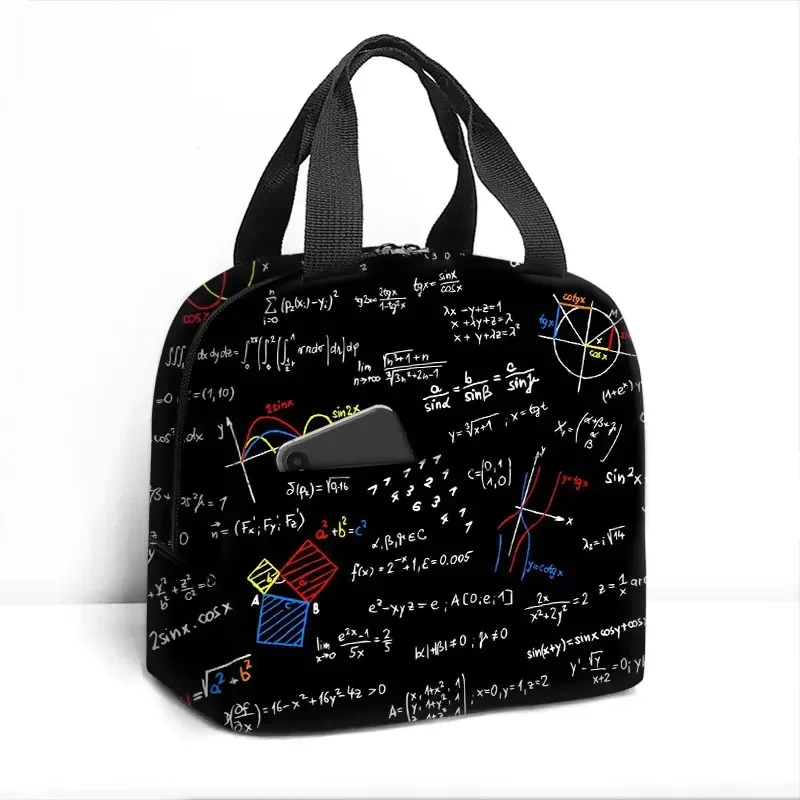 Periodic Table of Elements Insulated Lunch Bag Scientific Physical Chemistry Picnic Waterproof Cooler Tote Bag Thermal Lunch Box