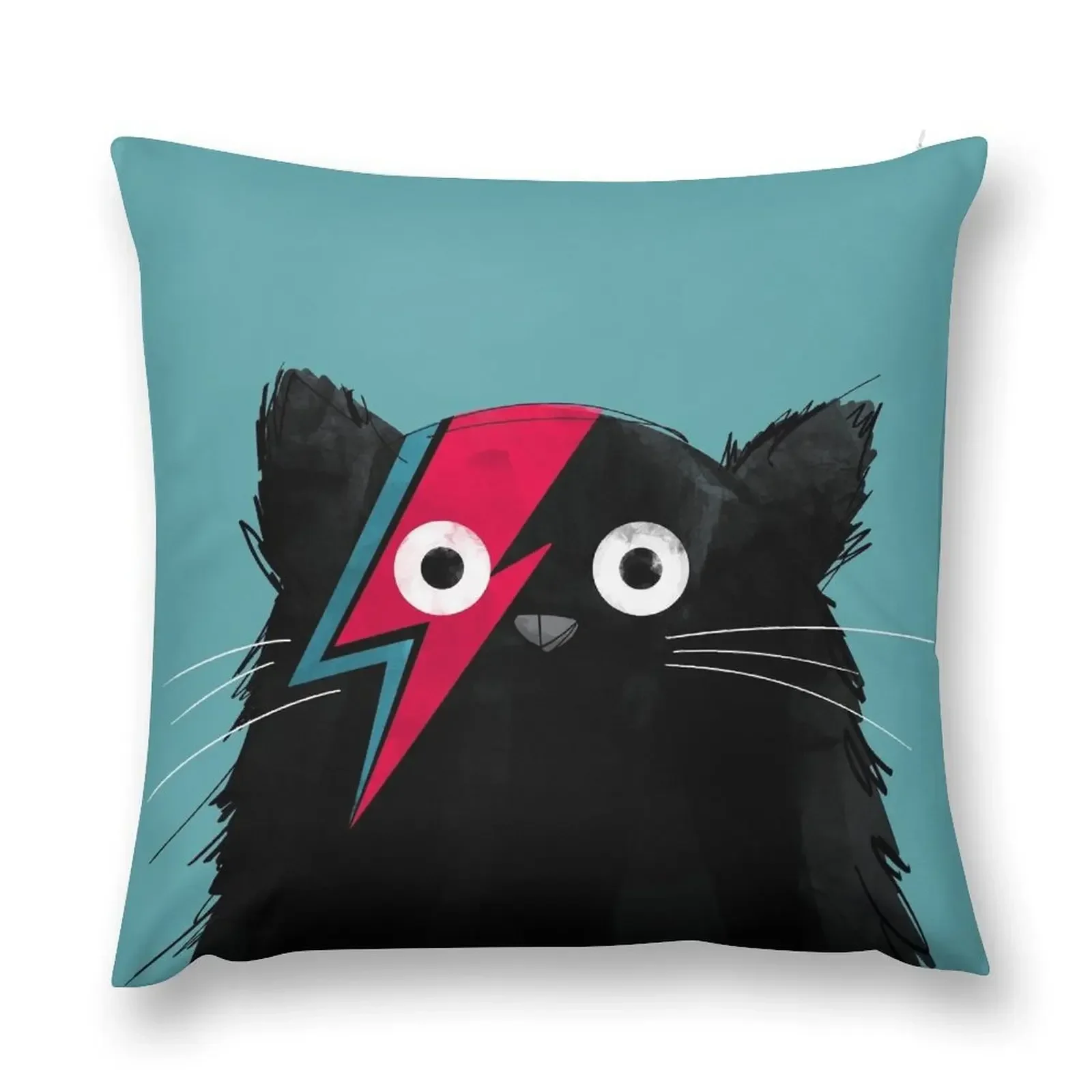 Cat Bowie Throw Pillow Sofa Cushion Cushions pillow