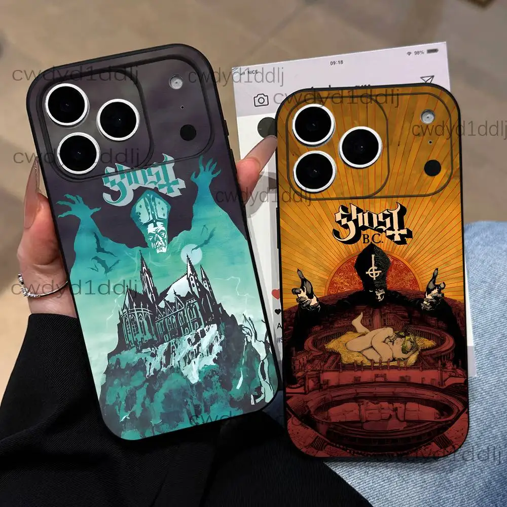 

G-Ghost Band Its A sin Skeleta Phone Case For iPhone 17,16,15,11,12,14,13 Pro Max Mini XS,XR Plus 16E Air Shockproof Soft Cover