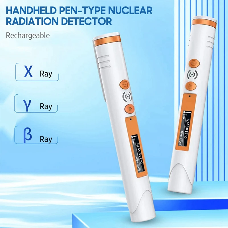 Détecteur de rayonnement nucléaire de poche avec affichage numérique, déterminer les rayons X, les rayons Y, les rayons B, la dose personnelle de la batterie, le compteur Geiger