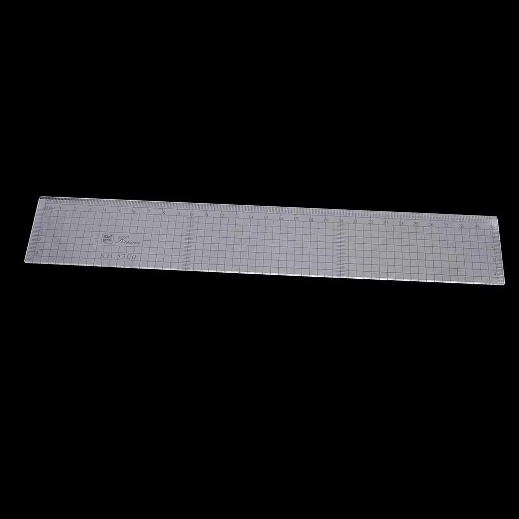 Clear Acrylic Drawing Grid Rulers Template for Drawing Anime Supplies