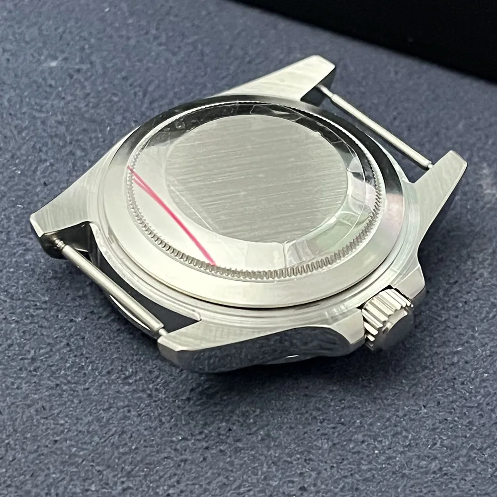 Cassa in acciaio inossidabile da 39 mm, cassa con lunetta fissa GMT 24 ore su 24, NH34, NH35, NH36 accessori per custodie sportive resistenti all'acqua