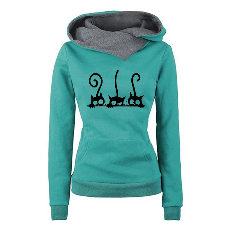 

Women's long sleeved hoodie, 4 styles, classic sweater, casual, cute, sporty, daily, special offer, autumn 2024