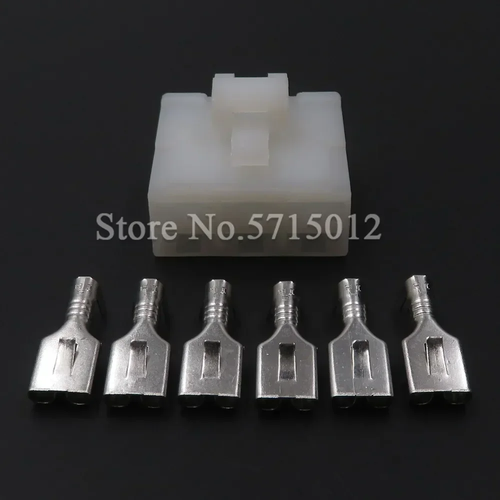 6 Hole 7123-2262 Car Female Connector Automotive 6.3mm Plug High Current Socket