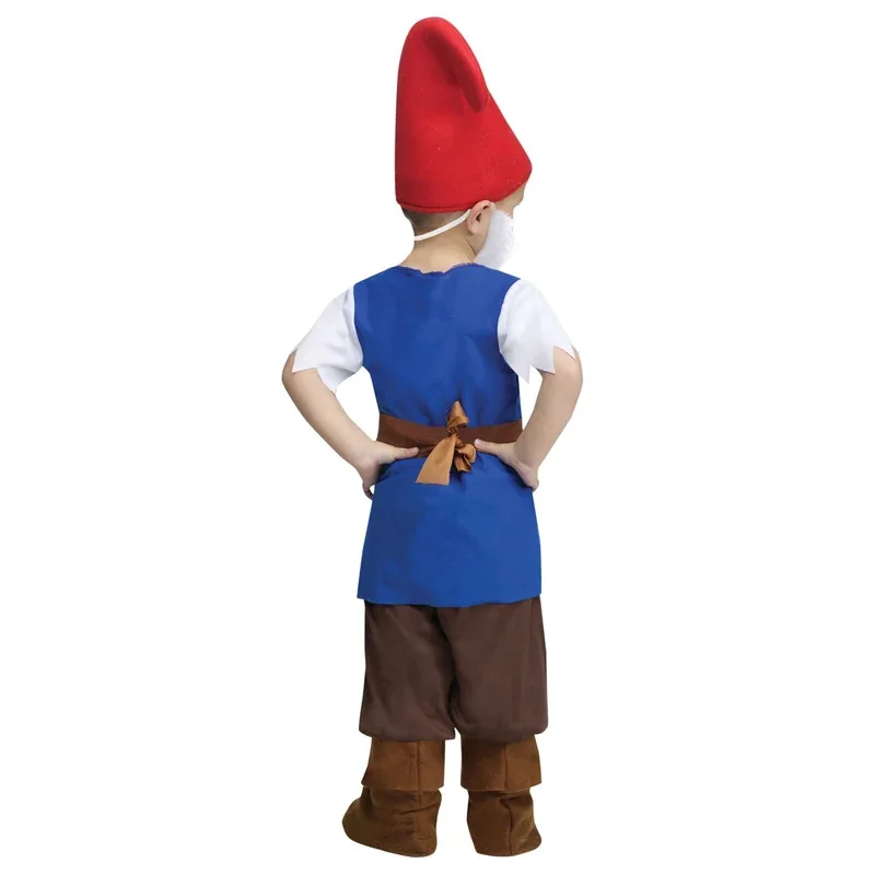 Snailify Toddler Gnome Costume For Boy Christmas Elf Costume Fairy Tale Seven Dwarfs Cosplay For Halloween Carnival Purim Party