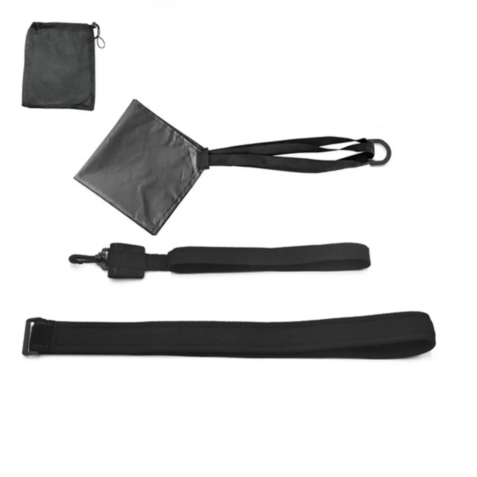 Swimming Training Device with Resistance Parachute for Pool Workout Strength Building Swim Belt