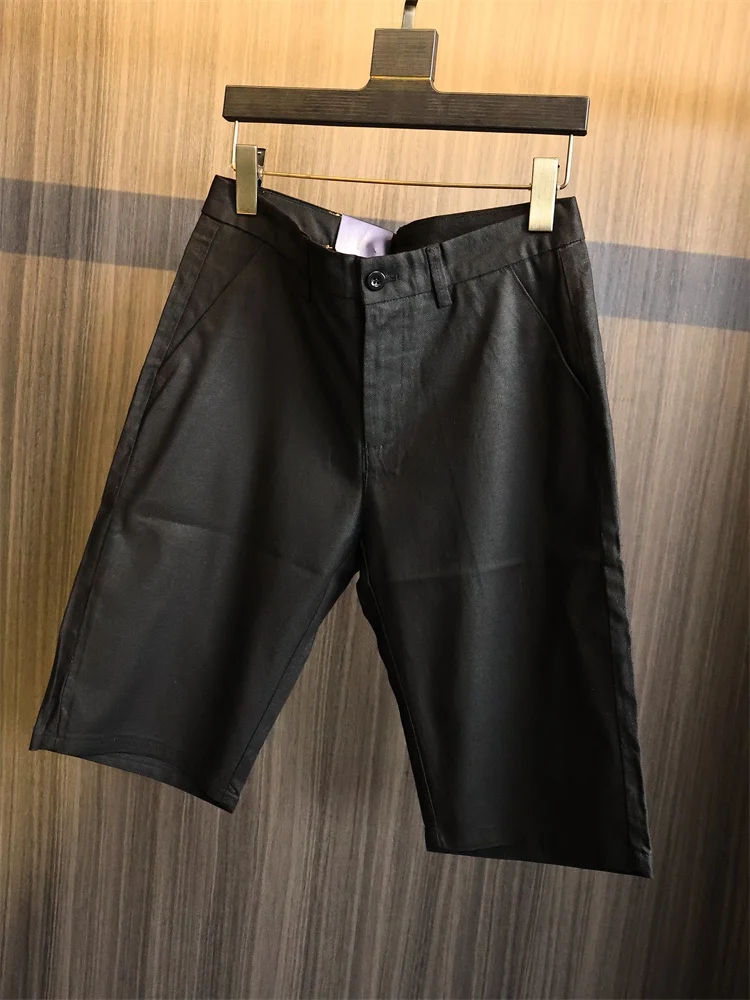 Cool Touch Linen Shorts for Boys Outdoor Summer Commuting Casual Straight Leg Breathable Fashionable Shorts Urban Style