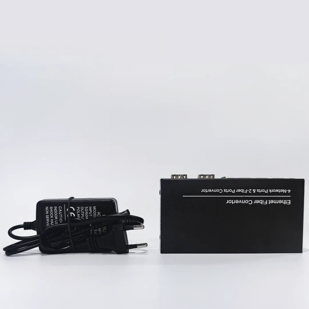 SUMMITEK جيجابت إيثرنت التبديل الألياف محول الوسائط الضوئية 4 RJ45 2 SFP 10/100/1000M 2F4E 2SFP4E بدون وحدة SFP