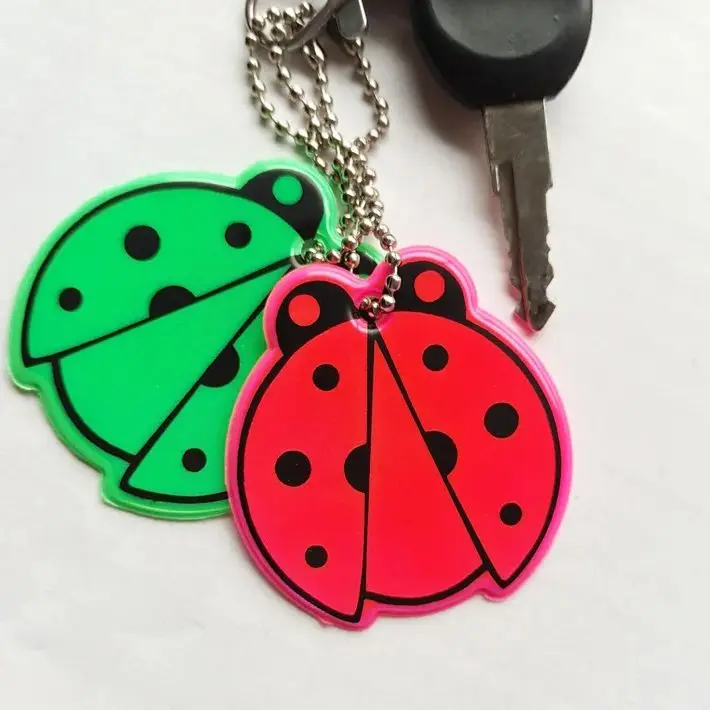 ladybug keychain dragonfly bee ladybug caterpillar cartoon doll keychain