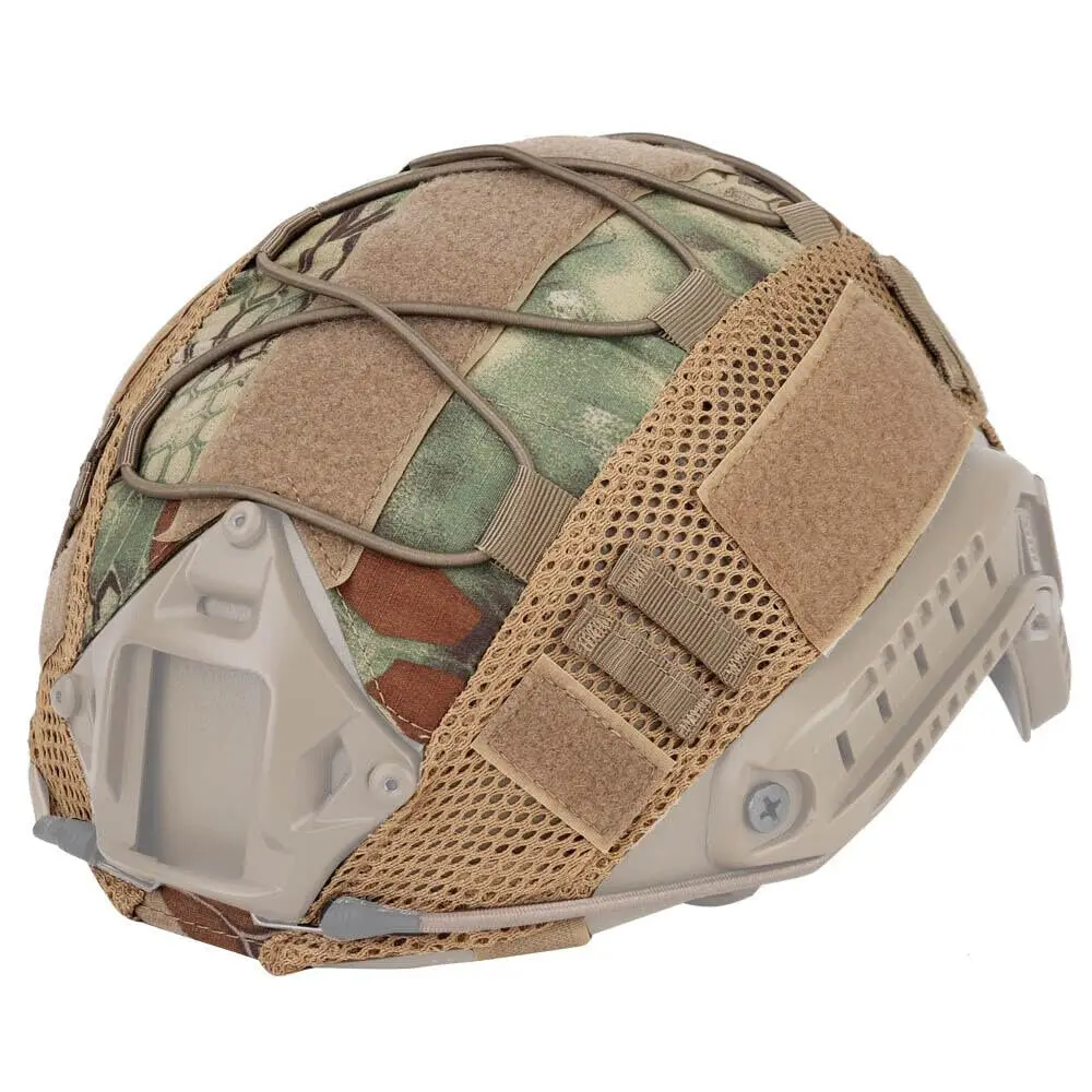 

Tactical Helmet Cover for Fast Helmet Army Military Airsoft Headwear fr BJ/PJ/MH Mesh Cloth Tactical Equipment