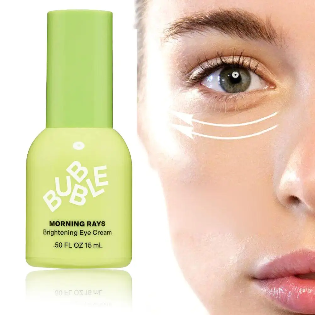 15ml Bubble Brightening Eye Cream Lighten Dark Circles Remove Puffiness Soothe And Retain Moisture Anti-aging Eye Cream