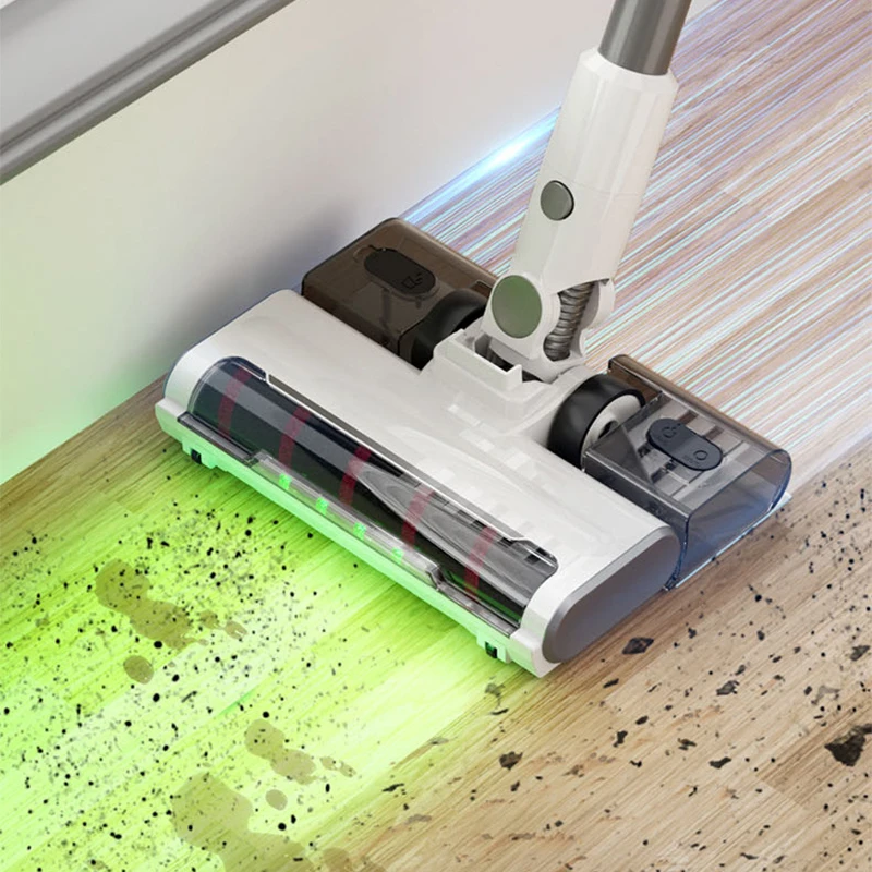 Cordless Handheld Vacuum Cleaner 15000Pa Powerful Suction Cordless Rechargeable Upright Vacuum Cleaner Green Light Indicator