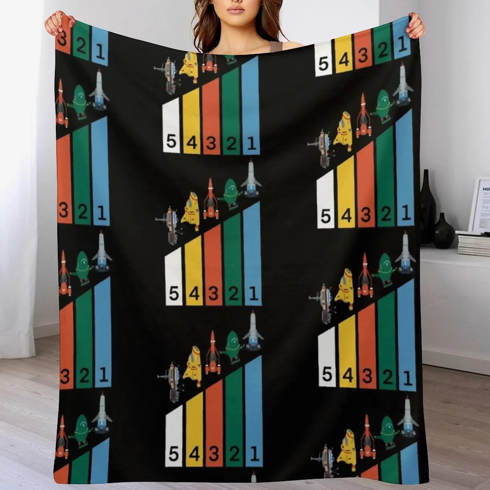 Thunderbirds Throw Blanket Soft Warm Blanket Gift for Men Women Adults