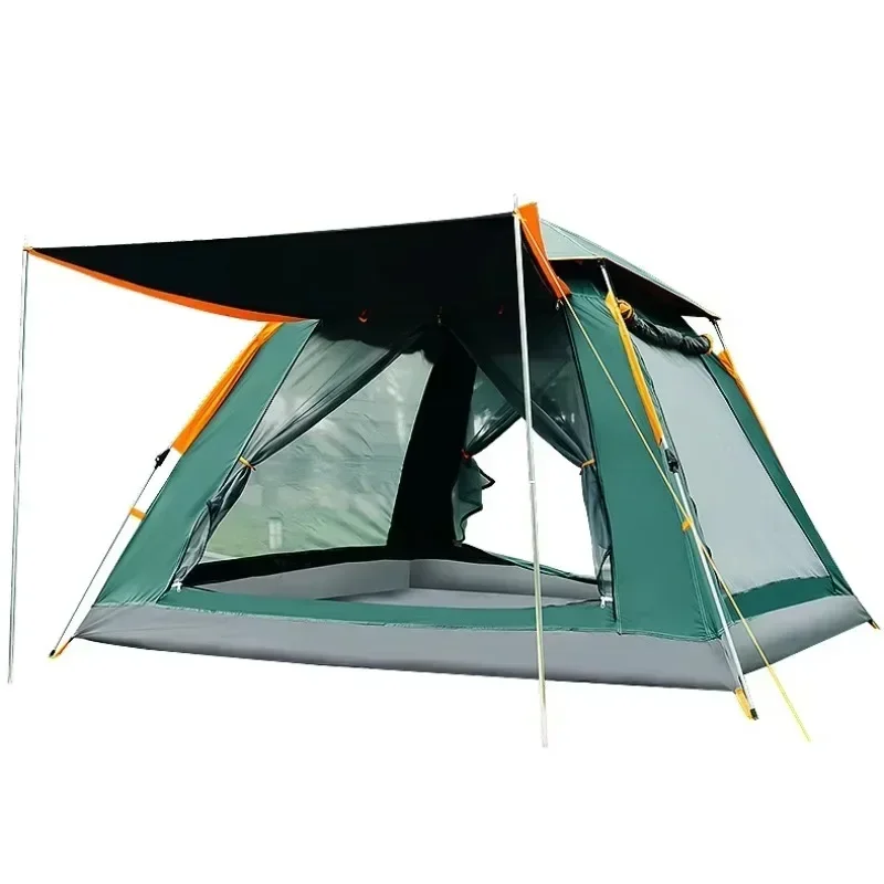Waterproof Tent Plain Sport Travel Tent Outdoor Tent for Camping 2/4/6 2 Doors