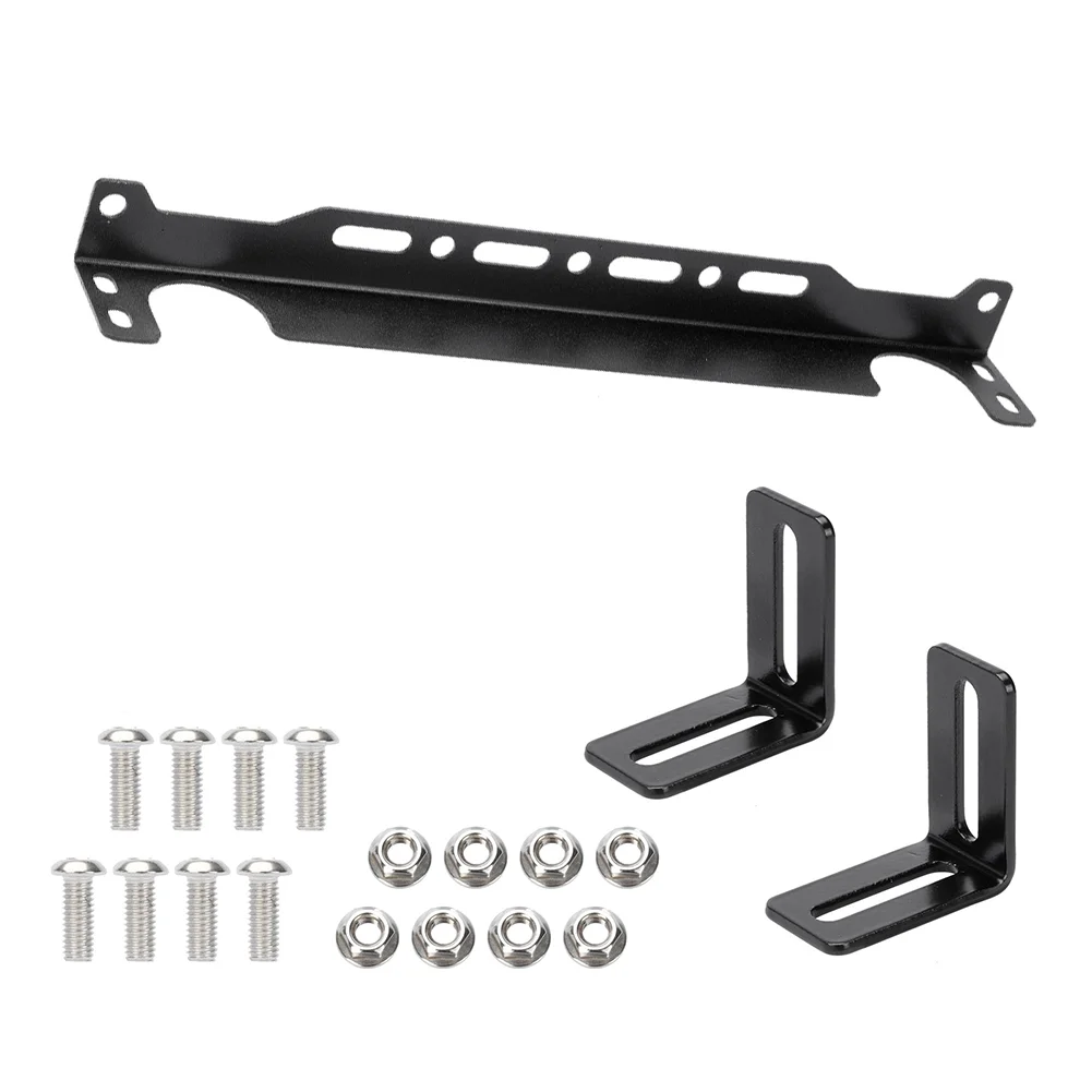 340mm Oil Cooler Bracket Kit Aluminum Alloy for Japanese Style Oil Coolers Full Hardware Set for Simple Installation