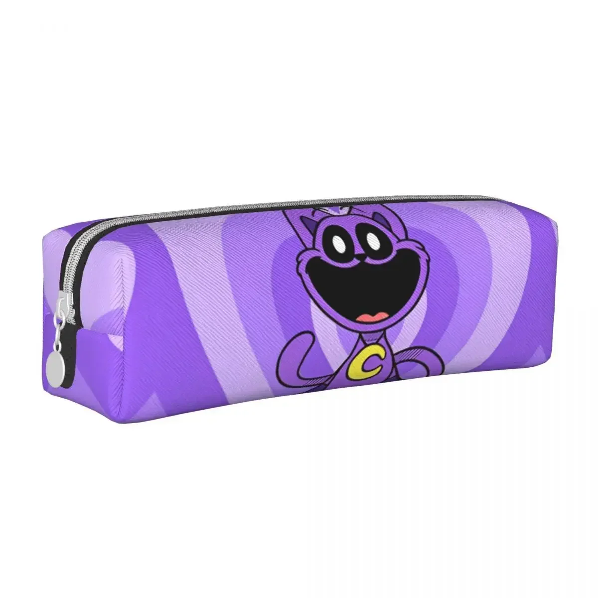 Cute Smiling Critters Pencil Case Cartoon Game Pencilcases Pen Box for Student Big Capacity Bags Supplies Zipper Accessories