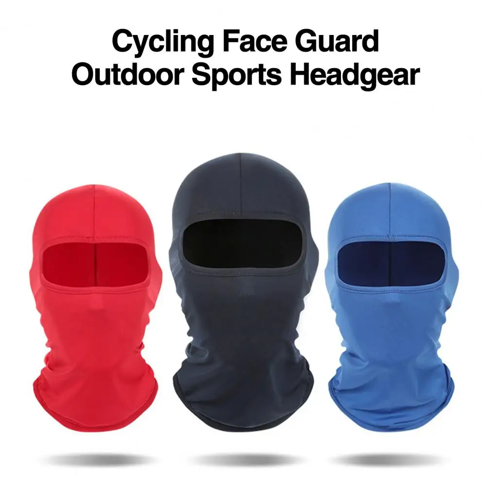 

Solid Color Balaclava Hat Windproof Sunscreen Balaclava Ski Face Guard for Outdoor Activities Neck Gaiter Headgear for Fishing